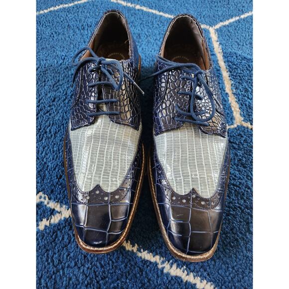 Stacy Adams Men's Gallinari Wingtip Oxford Shoes -8.5 - Picture 1 of 9